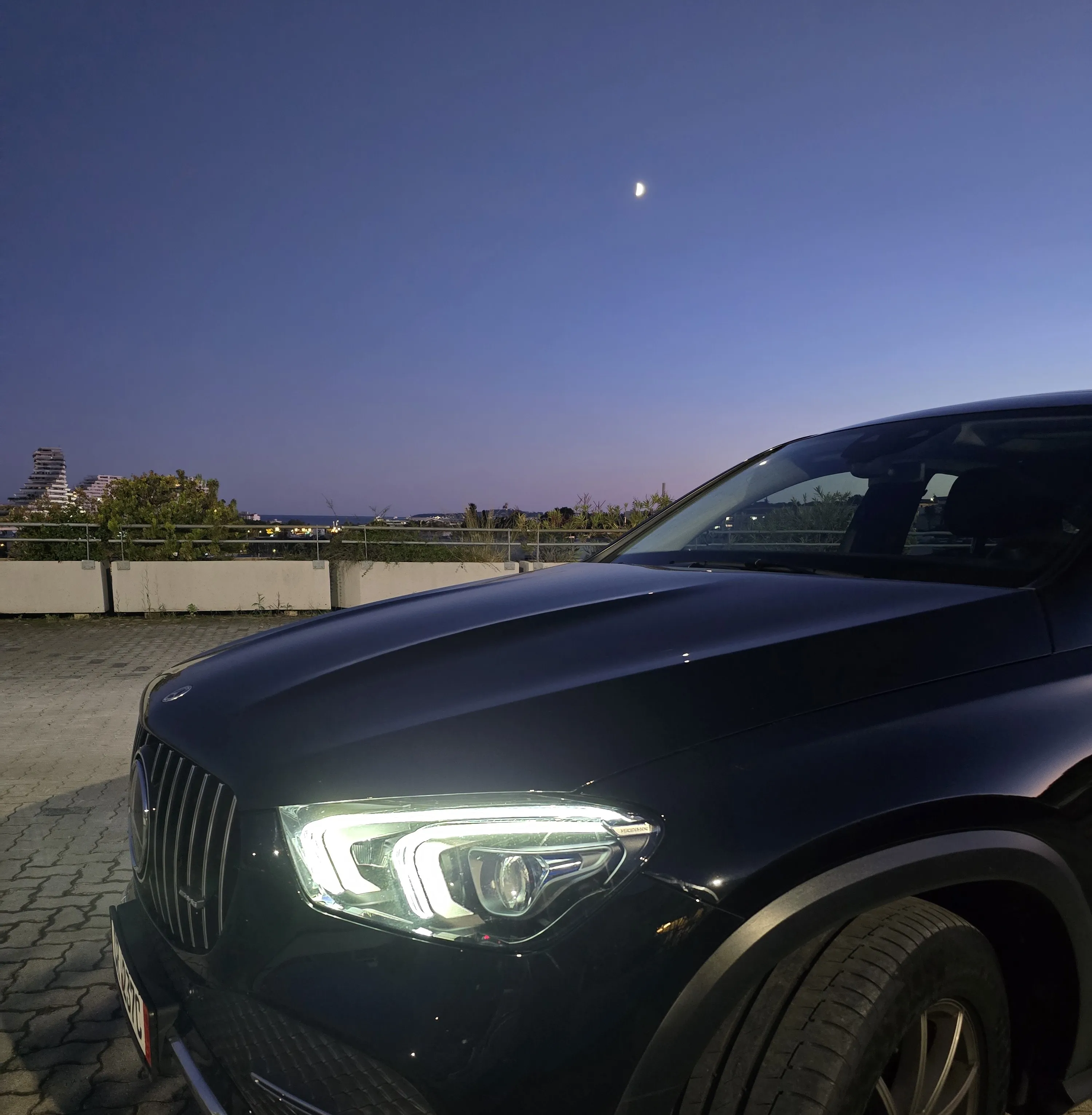 Livraison d'une voiture premium
